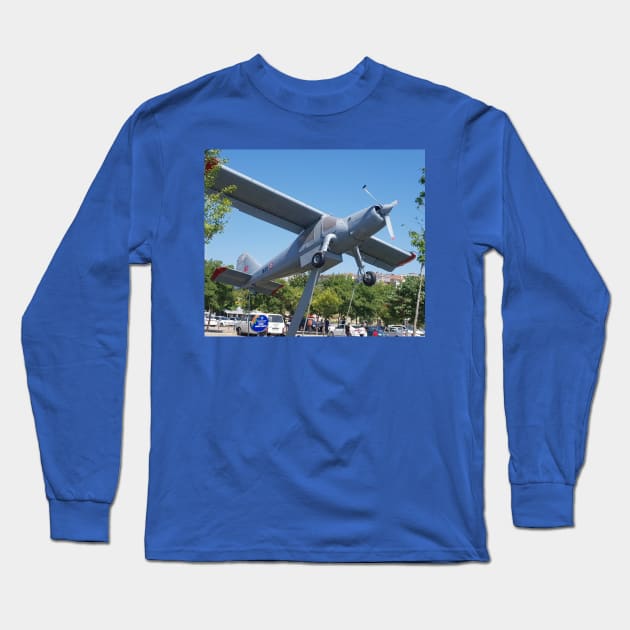 A plane of Turkish heritage Long Sleeve T-Shirt by daghlashassan